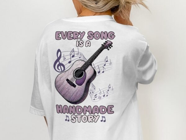 Schallplatte T-Shirt Musik Liebhaber Vinyl Zeitlose Melodien Platte Shirt Flanel Musiknoten T-Shirt Retro Vintage Akkorde Shirt Akustik Tee - Image 2
