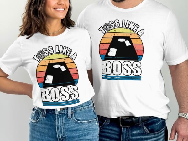 Cornhole Gartenspiel T-Shirt, Camping Freizeitspiel Shirt, Familien Sieger Outfit, Wurfsack Holzbrettspiel Tee, Sommer Outdoor-Spiel Champ - Image 4