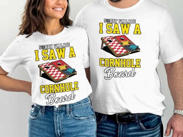 Cornhole Gartenspiel T-Shirt, Camping Freizeitspiel Shirt, Familien Sieger Outfit, Wurfsack Holzbrettspiel Tee, Sommer Outdoor-Spiel Champ - Image 4