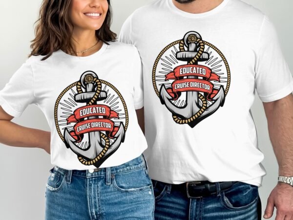 Kreuzfahrt Direktor T-Shirt, Seefahrt Urlaubsplanung Top, Maritimes Reiseorganisator Kapitän Shirt, Ozean Navigator Segel Schifffahrt Tee - Image 4