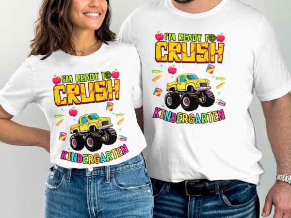 Kindergarten Team Shirt Monster Truck T-Shirt Kindergartenbetreuer Teamkleidung für Kindergarten Kita-Shirt für Erzieher Schulvorbereitung - Image 4