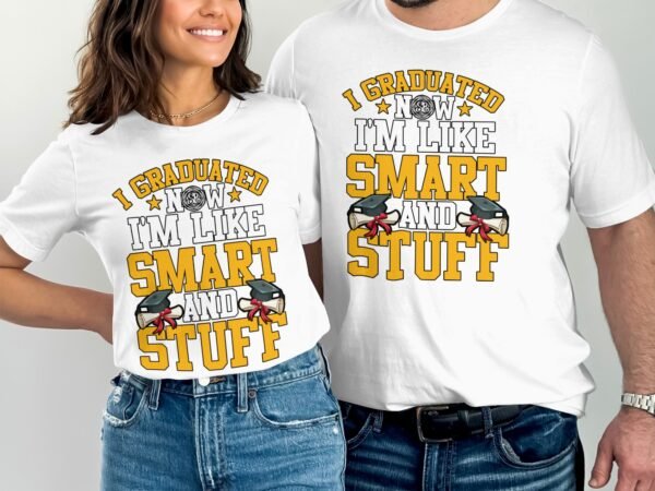 Abschlussgeschenk Schulabschluss T-Shirt für Absolventen Abitur Abschlussfeier Schulabschluss Shirt Doktorhut Student Bachelor Master - Image 4