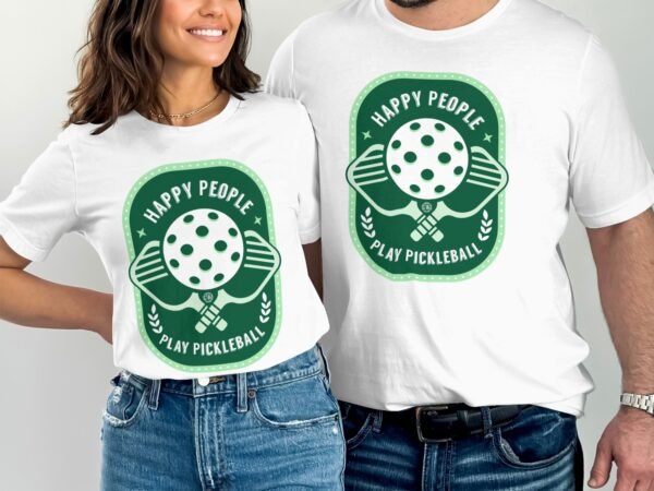 Pickleball Spieler T-Shirt, Geschenk für Sportliebhaber, Fröhliches Pickleballschläger Motiv Fan Tee, Lustiges Outdoor-Aktivität Team Shirt - Image 4