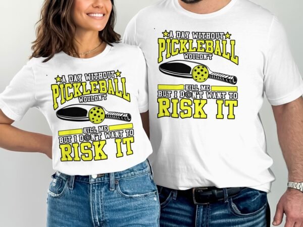 Lustiges Pickleball T-Shirt, Pickleball Spieler Geschenk, Pickleballschläger Motiv Zuschauer Tee, Lustiges Outdoor-Aktivität Team Shirt - Image 4