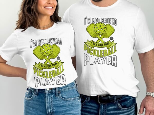 Pickleball Spieler T-Shirt, Geschenk für Sportliebhaber, Originelles Pickleballschläger Motiv Fan Tee, Lustiges Outdoor-Aktivität Team Shirt - Image 4