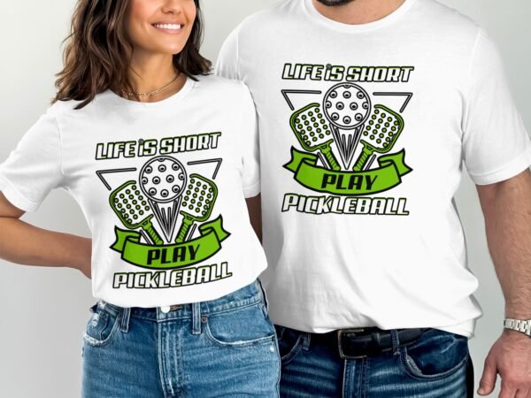Pickleball Spieler T-Shirt, Lustiger Spruch für Sportliebhaber, Pickleballschläger Motiv Fan Tee, Lustiges Outdoor-Aktivität Team Shirt - Image 4