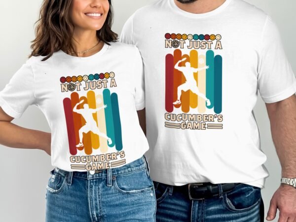 Vintage Pickleball Spieler T-Shirt, Geschenk für Sportliebhaber, Retro Fan Pickleballaufschlag Motiv Tee, Lustiges Outdoor Teamsport Shirt - Image 4