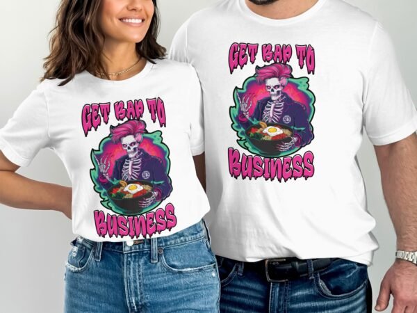 Anime Bibimbap Halloween T-Shirt, Koreanisches Essen Tee, Magisches Kostüm, Ramen MRE Zutaten Shirt, Wahnsinn Bowl Top, Gimbap Party - Image 4