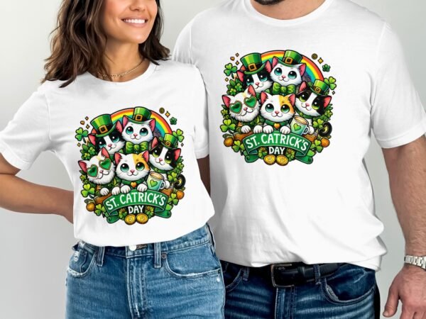 St. Patricks Day Shirt, Lustige Hund Katze Shirt, Glück Spug Shirt, Pug O' Luck, Irish Tier Shirt, Kleeblatt Tier T-Shirt - Image 4