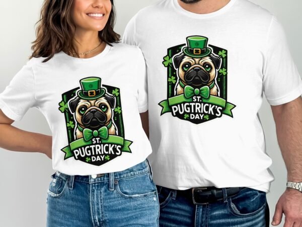 Lustige St. Patricks Day T-Shirt, St. Patricks Day Hund Shirt, Katze und Hund T-Shirt, St. Patrick Feier T-Shirt, Tierliebhaber Geschenk - Image 4