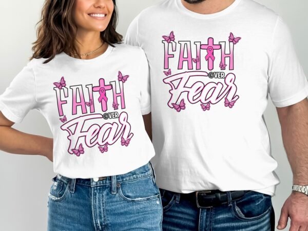 Kampf Stärke Hoffnung Brustkrebs Bewusstsein T-Shirt, Vorsorgeuntersuchung Gesundheit Tee, Hilfe Symbol der Solidarität Pinke Schleife Top - Image 4