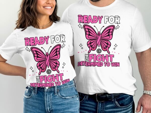 Kampf Stärke Hoffnung Brustkrebs Bewusstsein T-Shirt, Vorsorgeuntersuchung Gesundheit Tee, Hilfe Symbol der Solidarität Pinke Schleife Top - Image 4