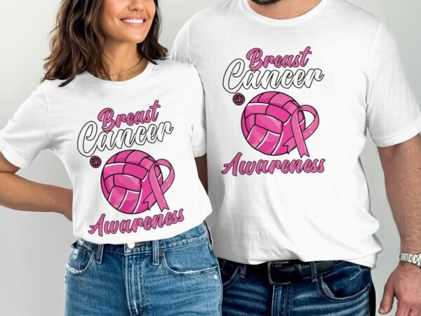 Kampf Stärke Hoffnung Brustkrebs Bewusstsein T-Shirt, Vorsorgeuntersuchung Gesundheit Tee, Hilfe Symbol der Solidarität Pinke Schleife Top - Image 4