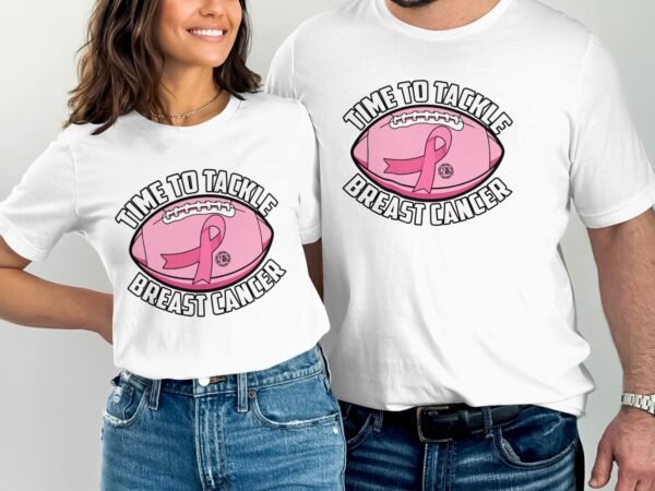 Kampf Stärke Hoffnung Brustkrebs Bewusstsein T-Shirt, Vorsorgeuntersuchung Gesundheit Tee, Hilfe Symbol der Solidarität Pinke Schleife Top - Image 4