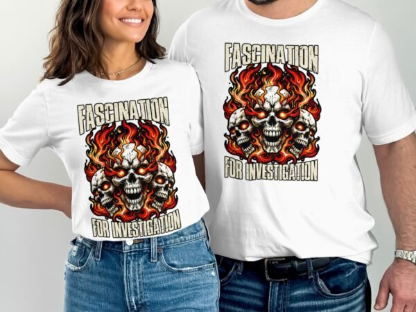 Kriminalfälle True Crime T-Shirt, Faszinierte Aufklärung Geschichten für Krimi Fans Tee, Rätsel Schädel Verbrecher Top, Ermittlungen Shirt - Image 4