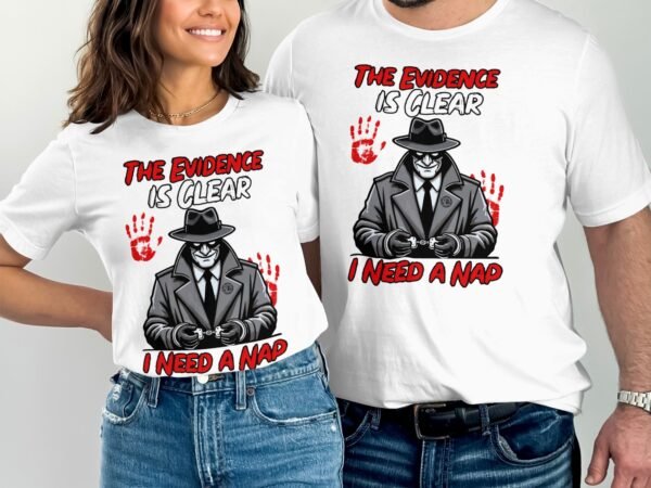 Kriminalfälle True Crime T-Shirt, Mystische Horror Geschichten für Krimi Fans Tee, Rätsel Verbrechen Detektiv Top, Schlaf Ermittlungen Shirt - Image 4