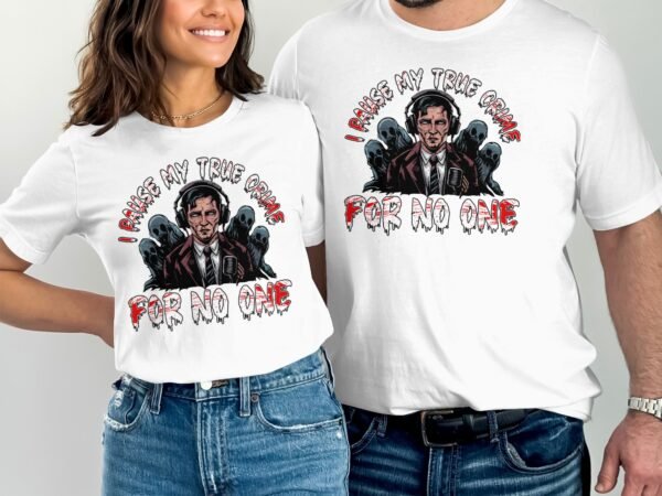 Kriminalfälle True Crime T-Shirt, Mystische Horror Geschichten für Krimi Fans Tee, Radiomoderator Verbrecher Top, Ermittlungen Geister Shirt - Image 4