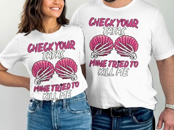 Kampf Stärke Hoffnung Brustkrebs Bewusstsein T-Shirt, Vorsorgeuntersuchung Gesundheit Tee, Hilfe Symbol der Solidarität Pinke Schleife Top - Image 4