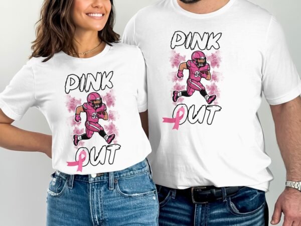 Kampf Stärke Hoffnung Brustkrebs Bewusstsein T-Shirt, Vorsorgeuntersuchung Gesundheit Tee, Hilfe Symbol der Solidarität Pinke Schleife Top - Image 4