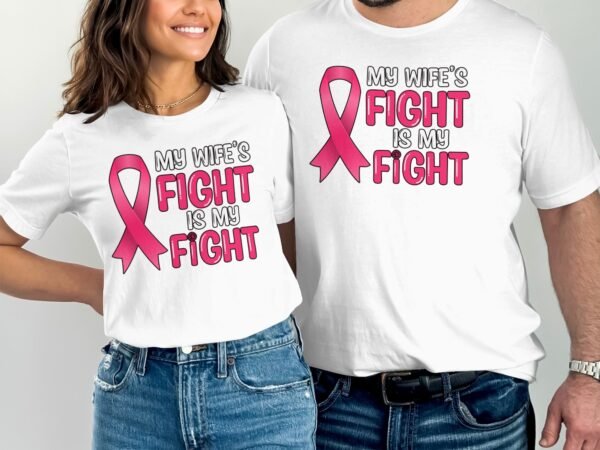 Kampf Stärke Hoffnung Brustkrebs Bewusstsein T-Shirt, Vorsorgeuntersuchung Gesundheit Tee, Hilfe Symbol der Solidarität Pinke Schleife Top - Image 4