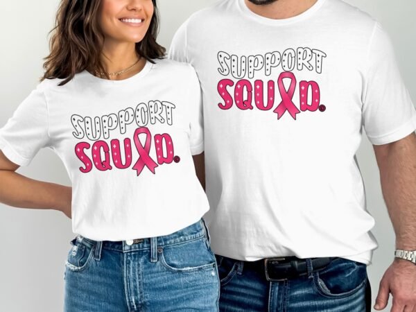 Kampf Stärke Hoffnung Brustkrebs Bewusstsein T-Shirt, Vorsorgeuntersuchung Gesundheit Tee, Hilfe Symbol der Solidarität Pinke Schleife Top - Image 4