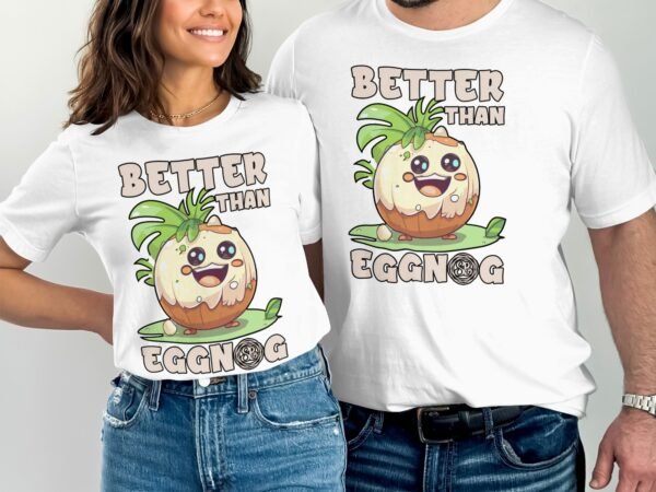 Tropisches Coquito Weihnachten T-Shirt, Traditionelles Kokosnuss Urlaubsgetränk Shirt, Festliches Puerto Rico Karibik Tee, Kokos Reisetop - Image 4