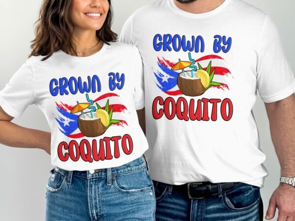 Tropisches Coquito Weihnachten T-Shirt, Traditionelles Kokosnuss Urlaubsgetränk Shirt, Festliches Puerto Rico Karibik Tee, Kokos Reisetop - Image 4