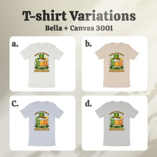 Cheers to Shamrocks and Shenanigans T-Shirt, Lustiges Party-Shirt, St. Patrick's Day, Irisches Bierhemd, Irland Feiertag - Image 8