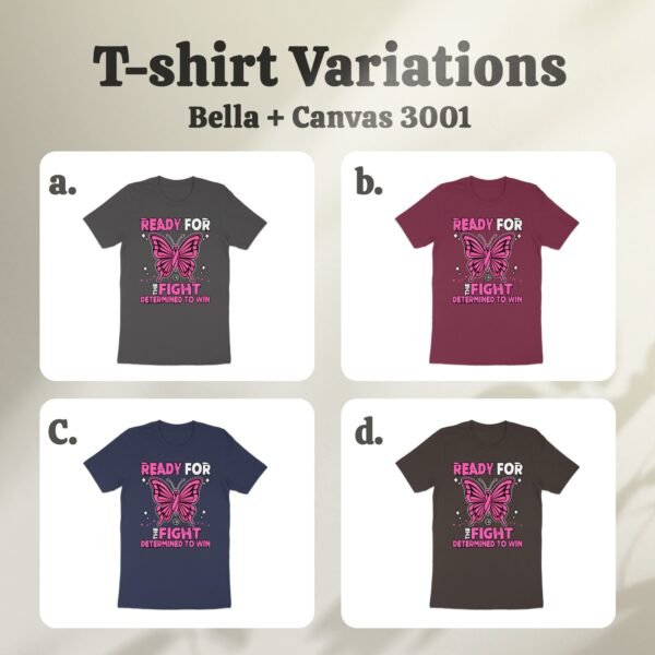 Kampf Stärke Hoffnung Brustkrebs Bewusstsein T-Shirt, Vorsorgeuntersuchung Gesundheit Tee, Hilfe Symbol der Solidarität Pinke Schleife Top - Image 6