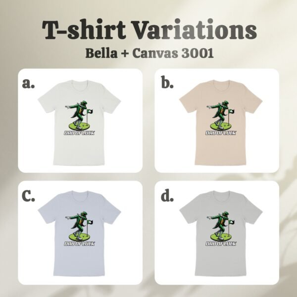 Lustiges St. Patricks Day Golf T-Shirt, Dab of Luck Design, Geschenkidee für Golfer, Dabbin Leprechaun, Ei Golfliebhaber - Image 7