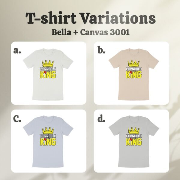 Cornhole König Gartenspiel T-Shirt, Camping Freizeitspiel Shirt, Familien Sieger Outfit, Wurfsack Holzbrettspiel Tee, Sommer Outdoor-Spiel - Image 8