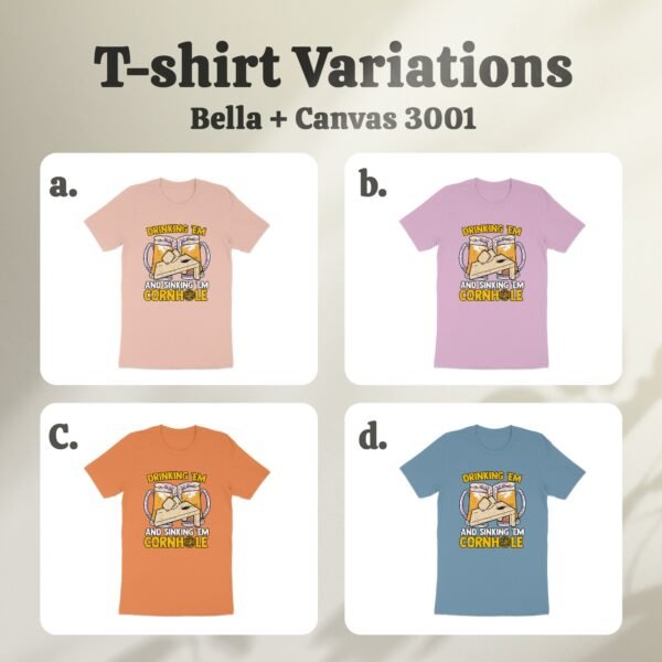 Cornhole Gartenspiel T-Shirt, Camping Freizeitspiel Shirt, Familien Sieger Outfit, Wurfsack Holzbrettspiel Tee, Sommer Outdoor-Spiel Champ - Image 7
