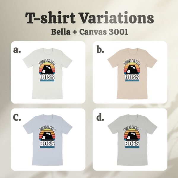 Cornhole Gartenspiel T-Shirt, Camping Freizeitspiel Shirt, Familien Sieger Outfit, Wurfsack Holzbrettspiel Tee, Sommer Outdoor-Spiel Champ - Image 8
