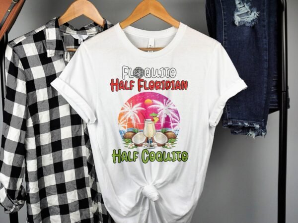Tropisches Coquito Weihnachten T-Shirt, Traditionelles Kokosnuss Urlaubsgetränk Shirt, Festliches Puerto Rico Karibik Tee, Kokos Reisetop - Image 2