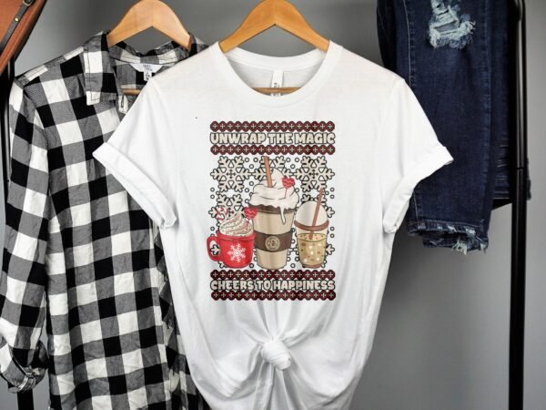 Tropisches Coquito Weihnachten T-Shirt, Traditionelles Kokosnuss Urlaubsgetränk Shirt, Festliches Puerto Rico Karibik Tee, Kokos Reisetop - Image 2