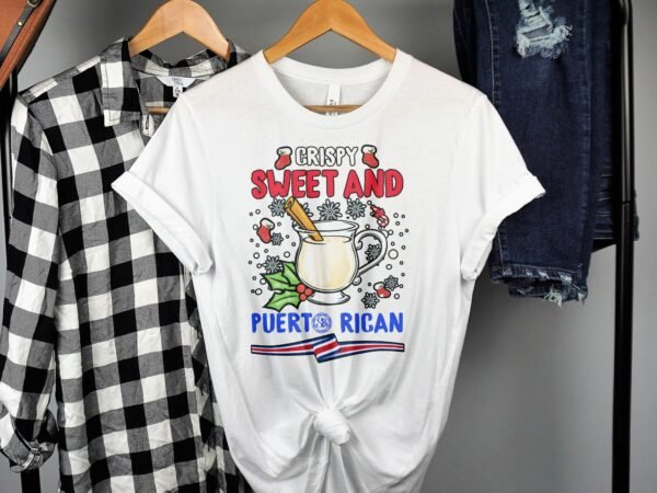 Tropisches Coquito Weihnachten T-Shirt, Traditionelles Kokosnuss Urlaubsgetränk Shirt, Festliches Puerto Rico Karibik Tee, Kokos Reisetop - Image 2