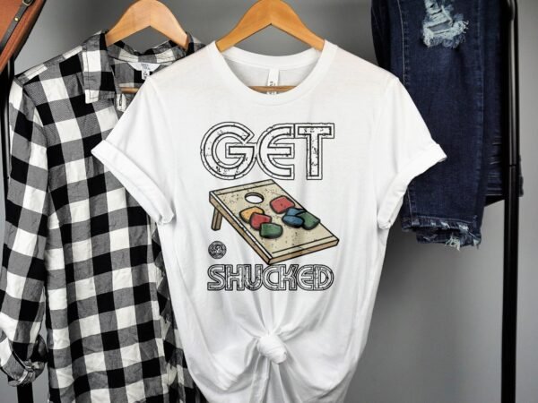 Cornhole Gartenspiel T-Shirt, Camping Freizeitspiel Shirt, Familien Sieger Outfit, Wurfsack Holzbrettspiel Tee, Sommer Outdoor-Spiel Champ - Image 2