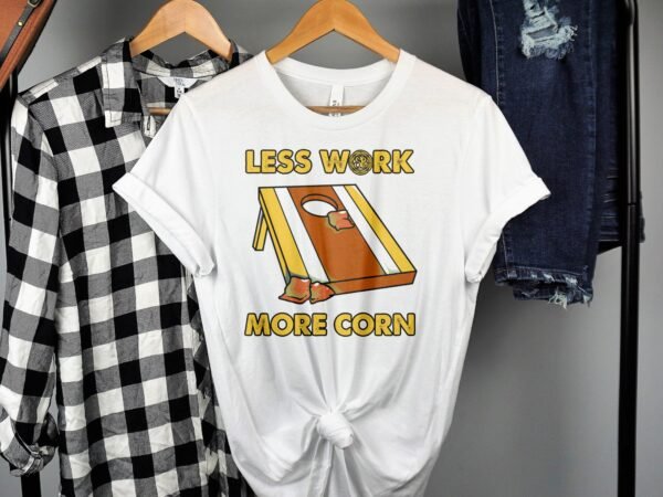 Cornhole Gartenspiel T-Shirt, Camping Freizeitspiel Shirt, Familien Sieger Outfit, Wurfsack Holzbrettspiel Tee, Sommer Outdoor-Spiel Champ - Image 2