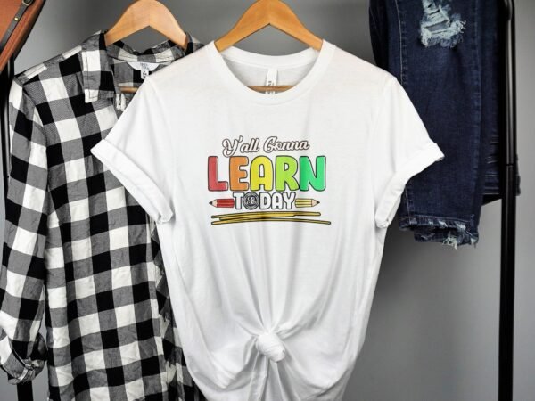 Kita Schulranzen Erster Schultag Sommerferien Schulanfang Tasche Schultüte Abschied Kindergarten Rucksack Bunter Schulbedarf Kinder Shirt - Image 2
