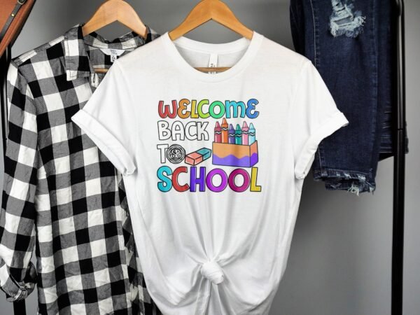 Kita Schulranzen Erster Schultag Sommerferien Schulanfang Tasche Schultüte Abschied Kindergarten Rucksack Bunter Schulbedarf Kinder Shirt - Image 2