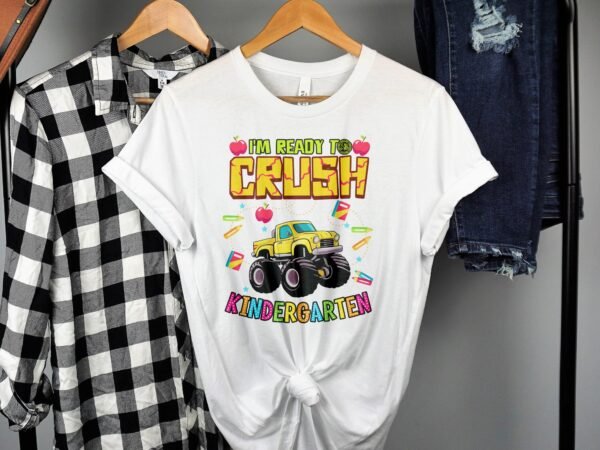 Kindergarten Team Shirt Monster Truck T-Shirt Kindergartenbetreuer Teamkleidung für Kindergarten Kita-Shirt für Erzieher Schulvorbereitung - Image 2