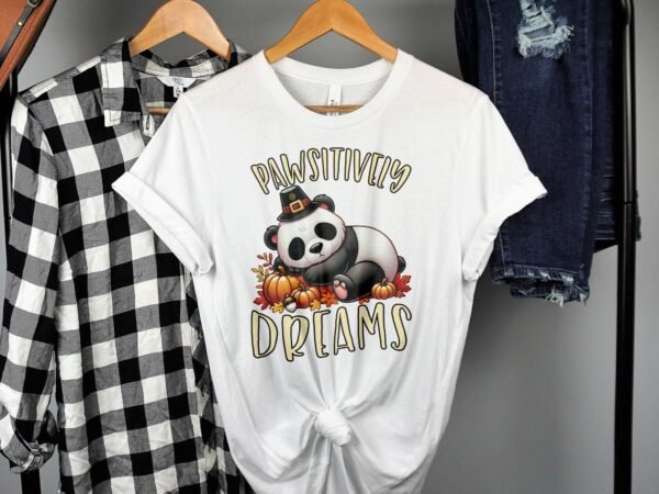 Herbstliches Erntedankfest T-Shirt, Traditionell Amerika Kanada Top, Lustiges Feiertags Haustier Motiv Shirt, Festliches Verkleidung Tee - Image 2