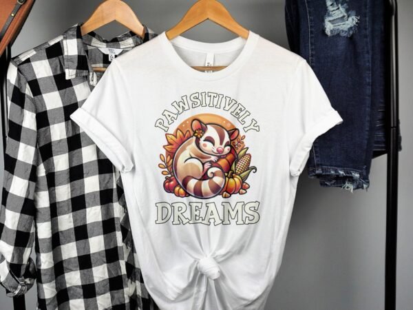 Herbstliches Erntedankfest T-Shirt, Traditionell Amerika Kanada Top, Lustiges Feiertags Haustier Motiv Shirt, Festliches Verkleidung Tee - Image 2