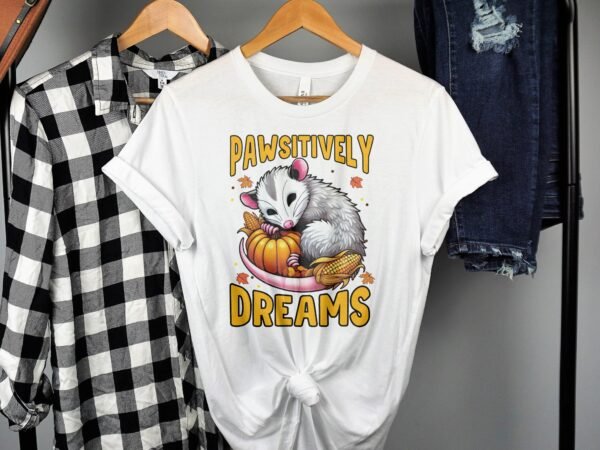 Herbstliches Erntedankfest T-Shirt, Traditionell Amerika Kanada Top, Lustiges Feiertags Haustier Motiv Shirt, Festliches Verkleidung Tee - Image 2