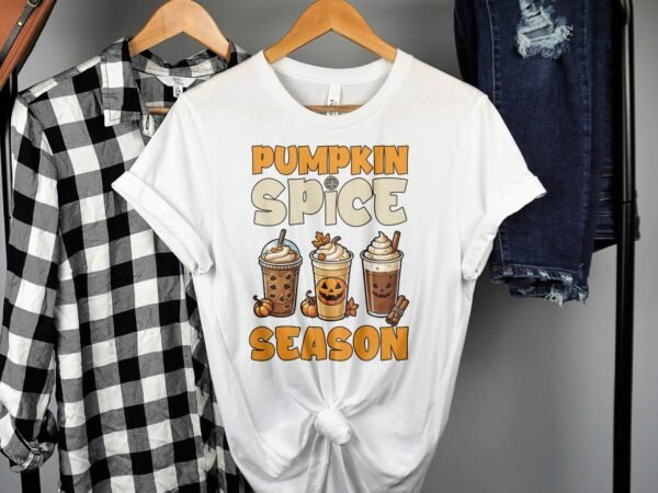Herbstliches Erntedankfest T-Shirt, Traditionell Amerika Kanada Kürbisbecher Top, Lustiges Truthahn Shirt, Festliches Geflügel Kürbis Tee - Image 2