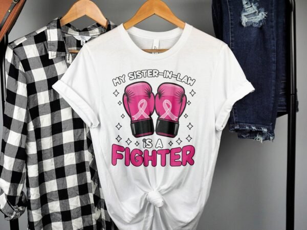 Kampf Stärke Hoffnung Brustkrebs Bewusstsein T-Shirt, Vorsorgeuntersuchung Gesundheit Tee, Hilfe Symbol der Solidarität Pinke Schleife Top - Image 2