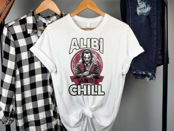 Kriminalfall True Crime T-Shirt, Mystische Horror Geschichten für Krimi Fans Tee, Rätsel Verdächtiger Detektiv Top, Joker Ermittlungen Shirt - Image 2