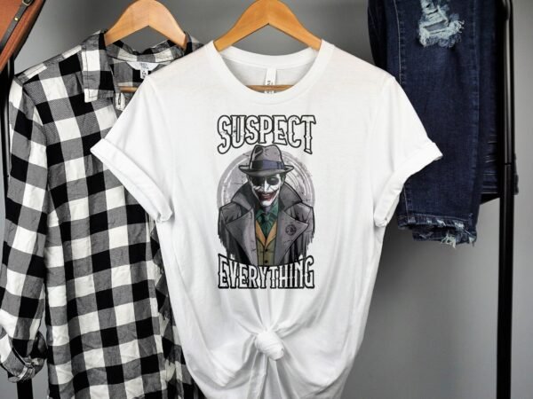 Kriminalfall True Crime T-Shirt, Mystische Horror Geschichten für Krimi Fans Tee, Rätsel Verdächtiger Detektiv Top, Joker Ermittlungen Shirt - Image 2