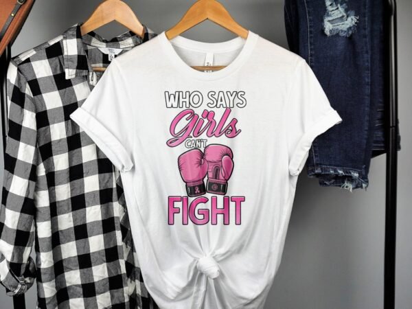 Kampf Stärke Hoffnung Brustkrebs Bewusstsein T-Shirt, Vorsorgeuntersuchung Gesundheit Tee, Hilfe Symbol der Solidarität Pinke Schleife Top - Image 2