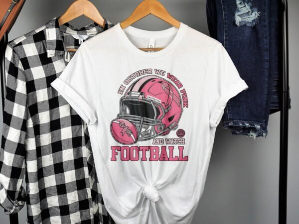 Kampf Stärke Hoffnung Brustkrebs Bewusstsein T-Shirt, Vorsorgeuntersuchung Gesundheit Tee, Hilfe Symbol der Solidarität Pinke Schleife Top - Image 2